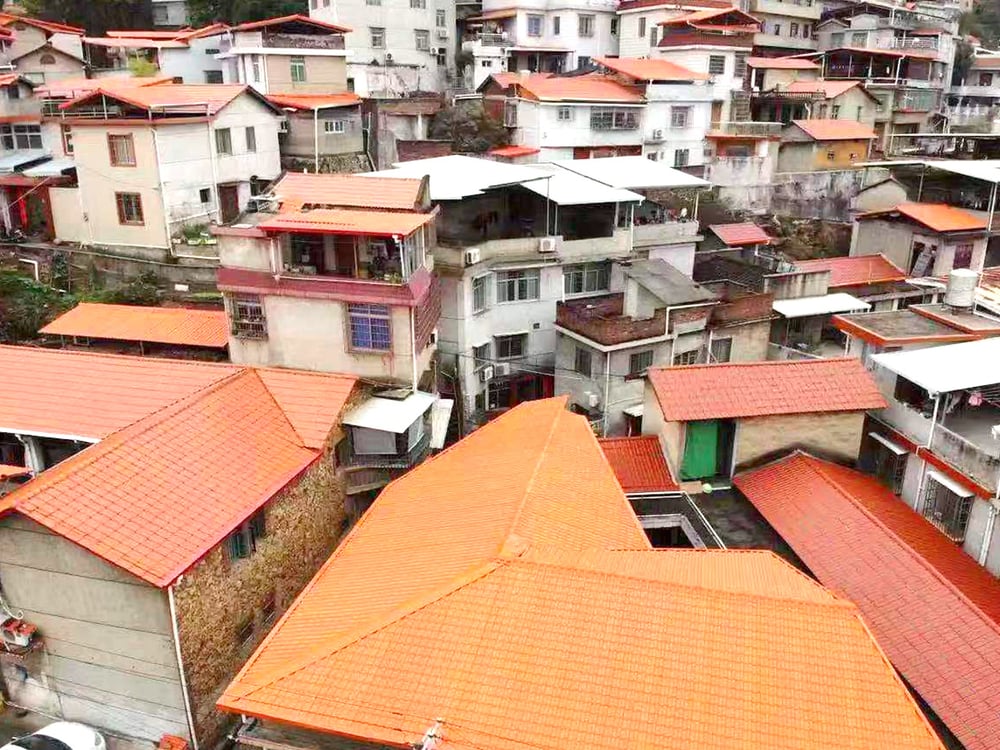 合成树脂瓦一样可以还原古典之美