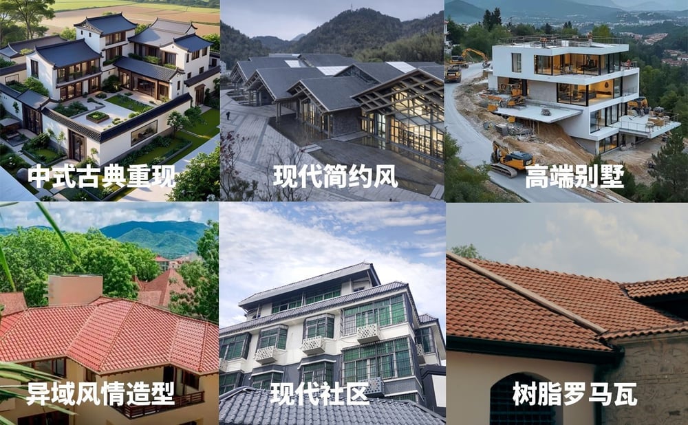 自建房屋面瓦用树脂瓦好吗?2025年每平米价格与选择指南