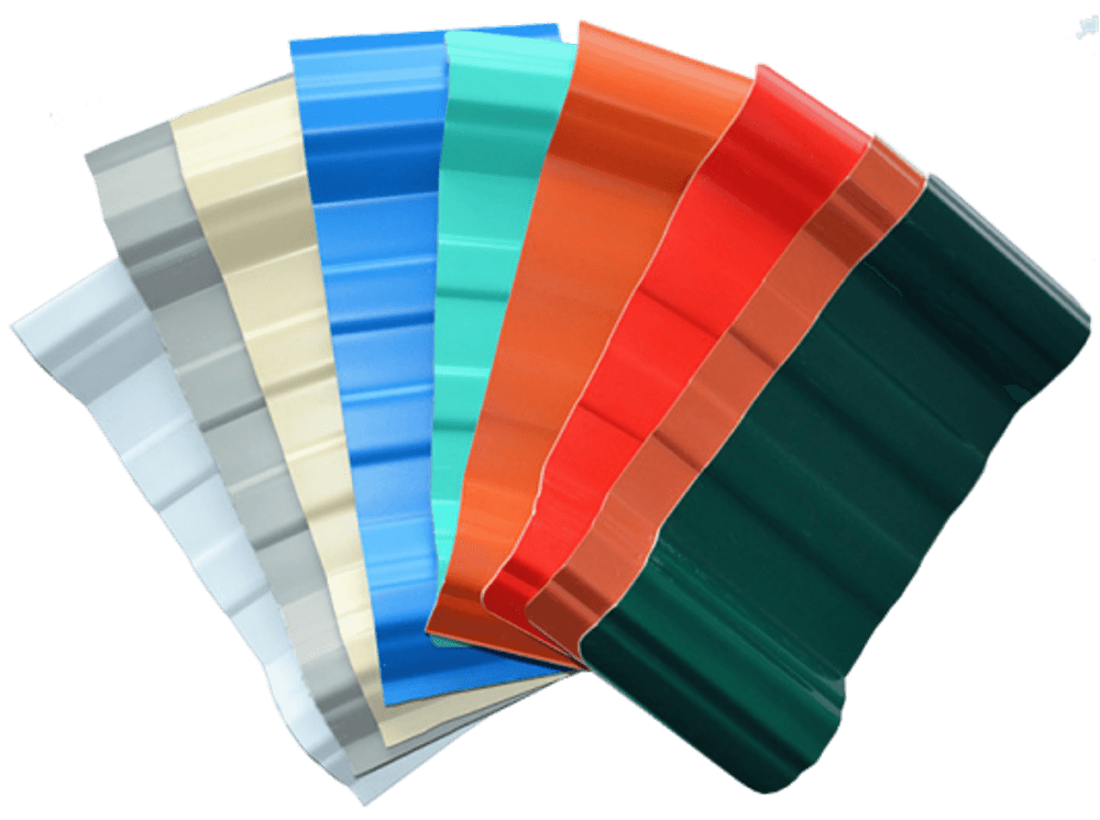 PVC梯形瓦有较高的抗压性和冲击性