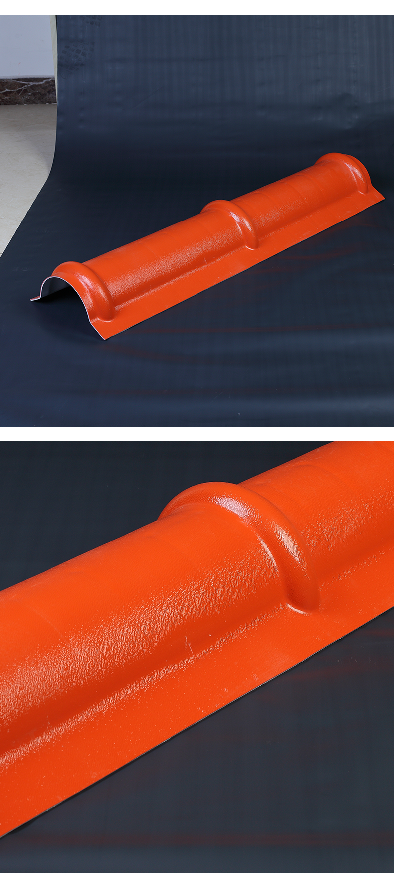 斜脊瓦Tilted Ridge Tile - 树脂瓦-PVC瓦-防腐瓦-屋面建材生产批发厂家-广东高益建材