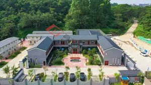 树脂瓦工程四合院